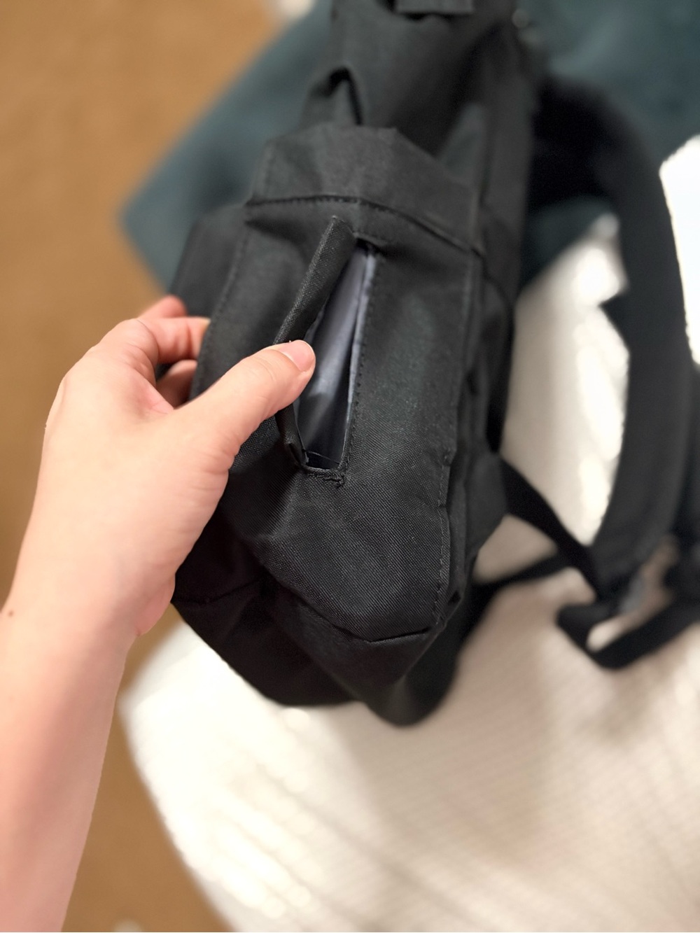 Black Utility Backpack - Picture 4 of 5